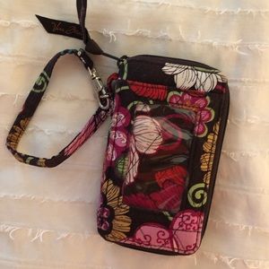 “Mod Floral Pink” Vera Bradley Wrist Wallet